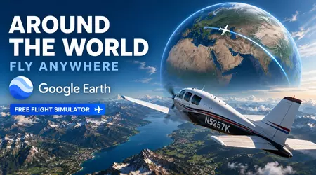 Google Earth запустила авіасимулятор у браузері: літайте над світом без зайвого софту