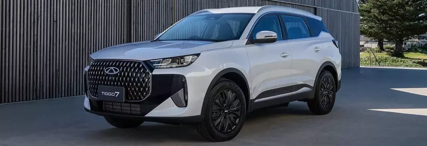 Кроссовер Chery Tiggo 7 HEV в процессе тестирования