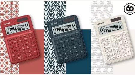 Casio створила стильні еко-калькулятори MS-20UC-J з японськими візерунками на честь 60-річчя