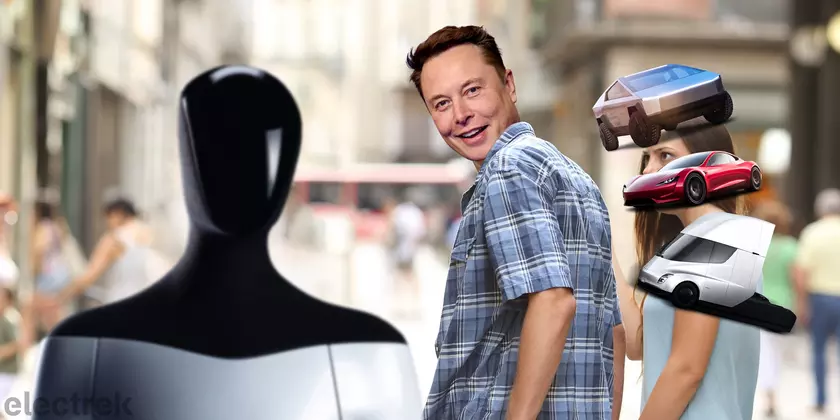 Tesla хочет использовать тысячи роботов Tesla Bot на своих заводах