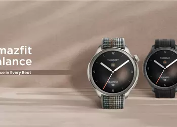 Amazfit Balance: AMOLED-дисплей, корпус на 46 мм, защита от воды и функции ИИ для отслеживания показателей здоровья