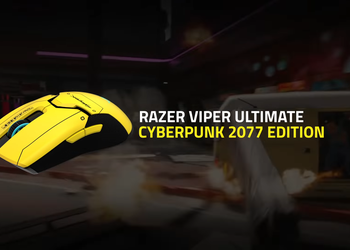 20 000 DPI и 70 часов работы: Razer выпустит беспроводную мышь Viper Ultimate в стиле Cyberpunk 2077