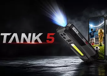 Швейцарский нож среди смартфонов с функцией выживания: Tank 5 с DLP-проектором и аккумулятором на 17 600 мАч
