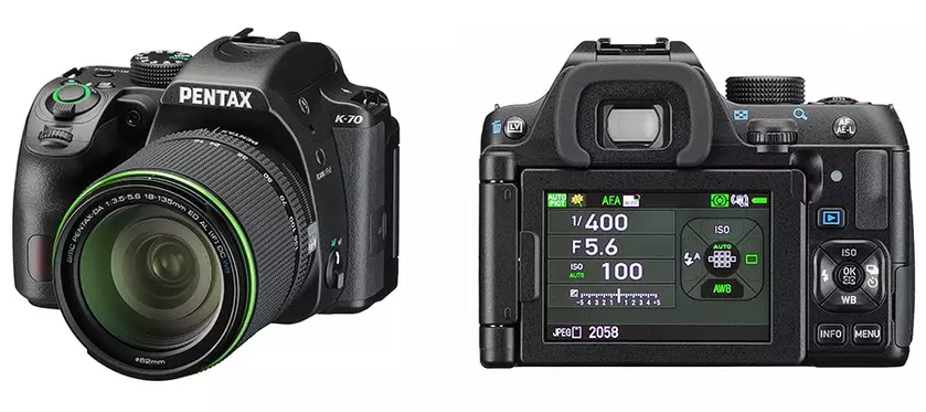 Всепогодная зеркалка Pentax K-70 начального уровня