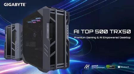 RTX 5090 і 768 ГБ оперативної пам'яті: Gigabyte представила AI TOP 500 TRX50 - надпотужний PC для роботи з ШІ та геймінгу