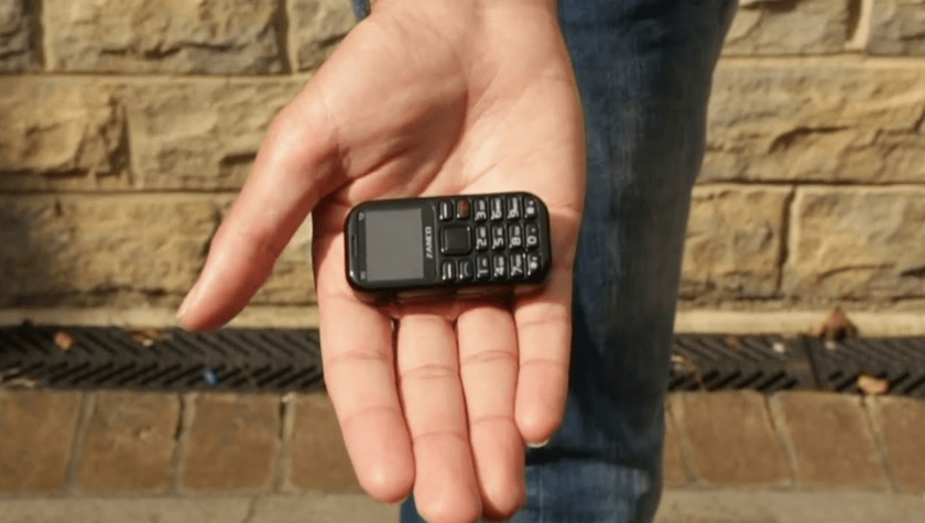 Zanco Tiny T2 — самый маленький в мире телефон размером с зажигалку