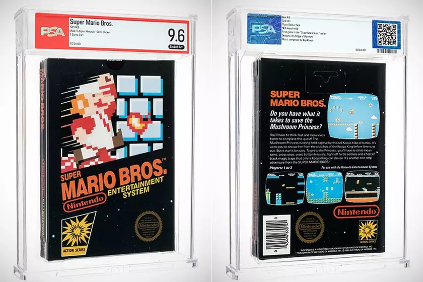 Редкая упаковка Super Mario Bros. 1985 года: артефакт из ретро-эры игр