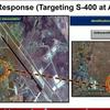Satellite image of the strike on the Adampur airbase