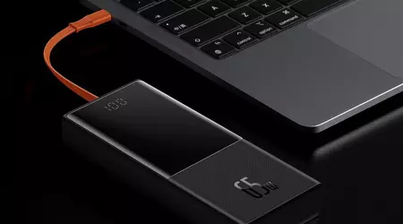 Акумулятор Baseus на 20 000 мАг з потужністю в 65 Вт і вбудованим кабелем USB-C можна купити на Amazon зі знижкою 17%