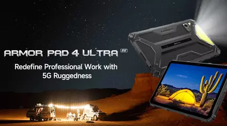 Ulefone представила планшет Armor Pad 4 Ultra з тепловізором та підтримкою 5G за ціною від $329