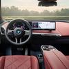 BMW iX interior with dual display miniaturisation