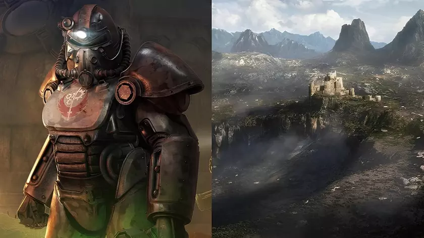 Коллаж презентации: Соединим миры The Elder Scrolls VI и Fallout