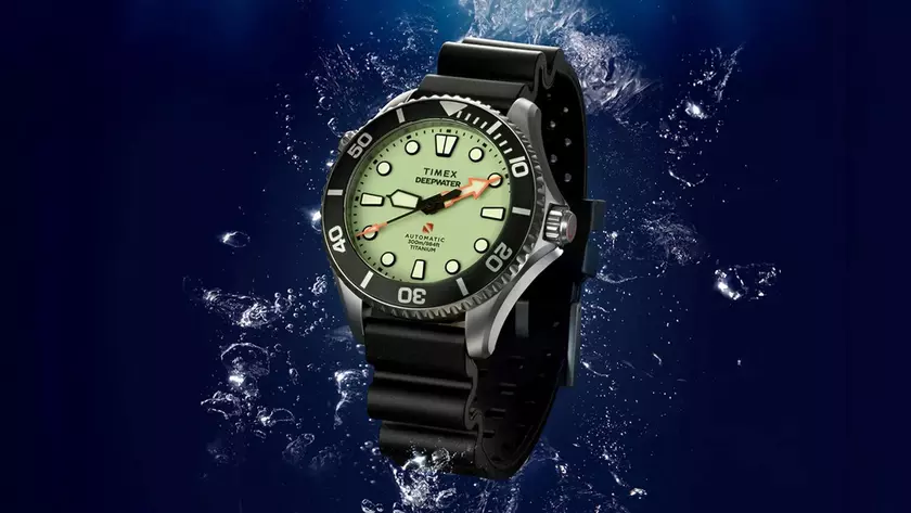 Титановые часы Timex Deepwater Meridian 300