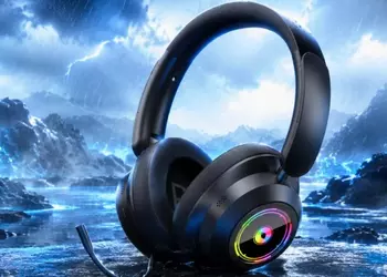 Lenovo представила Aurora GH15 — дешевую геймерскую гарнитуру с большой батареей, съемным микрофонов и RGB-подсветкой