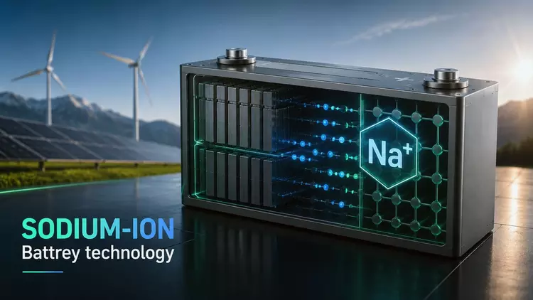 This sodium battery absorbs heat while ...