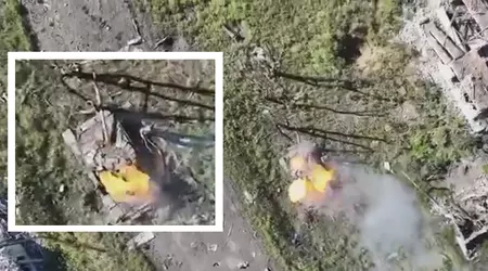 Український безпілотник з однією гранатою M67 знищив російський модернізований танк Т-72Б3 зразка 2016 року вартістю понад $1 млн