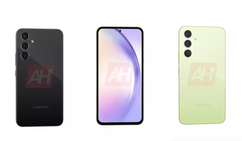 Samsung Galaxy A54 5G появился на официальных рендерах: четыре цвета и дизайн в стиле флагмана Galaxy S23