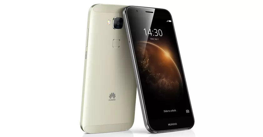 Металлический смартфон Huawei G7 Plus среднего класса с дактилоскопическим сканером