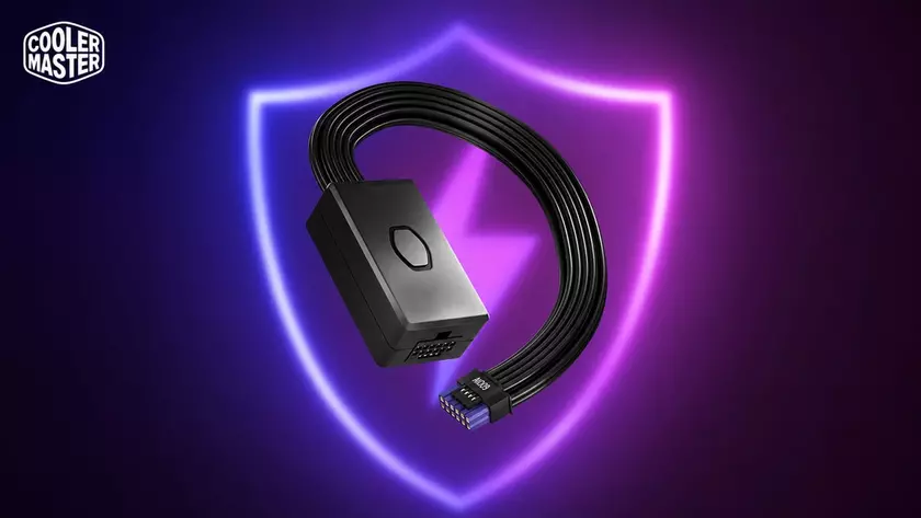Адаптер Cooler Master GPU Shield с разъемом 12V-2x6 и индикатором питания