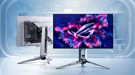 ASUS випустила ROG Swift OLED PG27AQWP-W — перший у світі OLED-монітор із частотою до 720 Гц