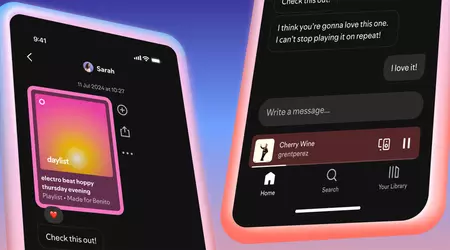 Spotify додає прямі повідомлення: діліться музикою без сторонніх додатків