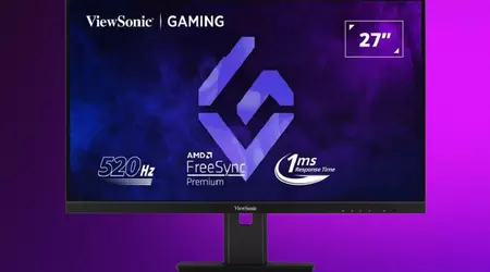 Простий монітор для любителів мережевих шутерів: ViewSonic представила модель XG2737 із частотою оновлення 520 Гц