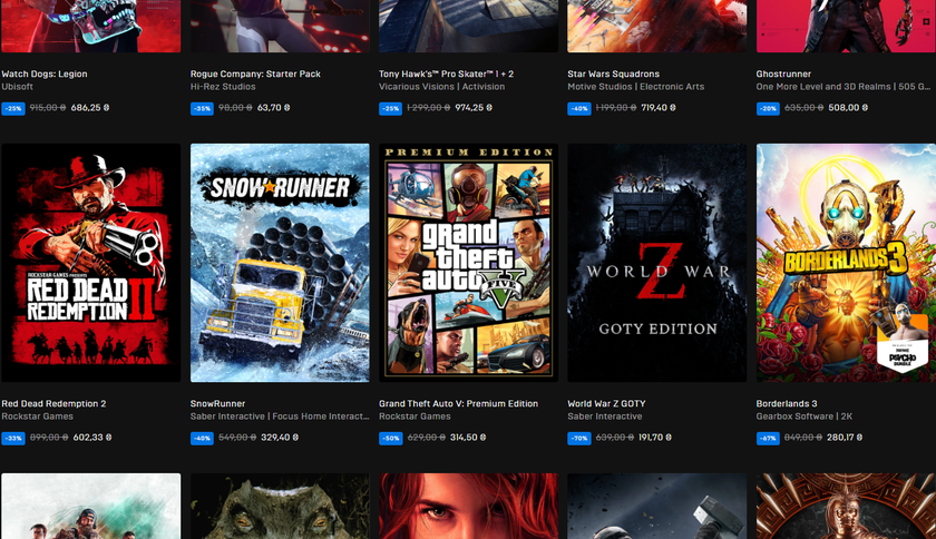 Большая распродажа игр для ПК: в Epic Games Store стартовала «Черная пятница»