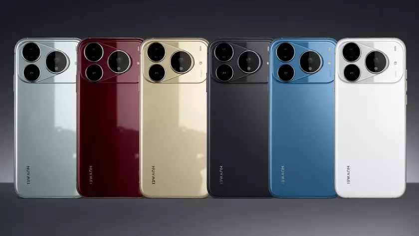 Рендеры смартфонов Huawei Pura 90 в разных цветах