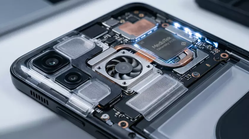 График сравнения температуры Redmi K90 Max с конкурентами