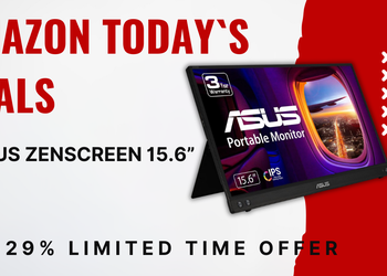 ASUS ZenScreen 15.6" Portable Monitor – Save $60 Today!