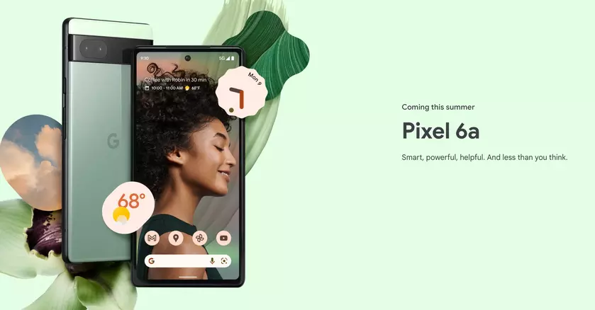 Google Pixel 6a: OLED-дисплей, чип Tensor и флагманская камера за $449