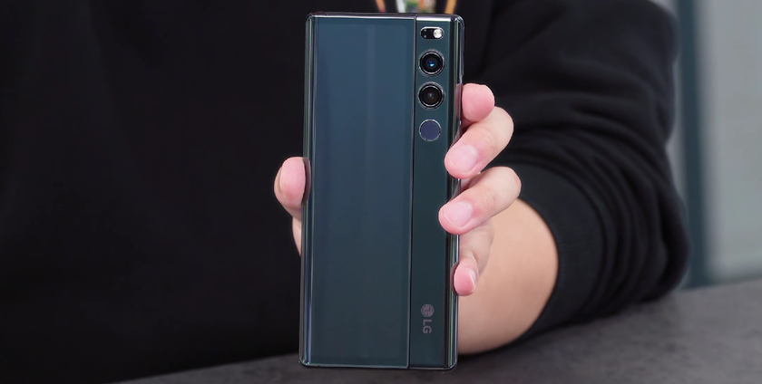 Отменённый смартфон LG Rollable со сворачивающимся дисплеем показался на видео