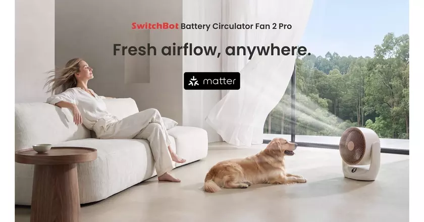 Умный вентилятор SwitchBot Battery Circulator Fan 2 Pro