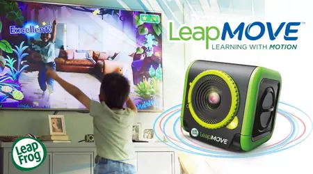 LeapMove is an educational game console with motion capture technology for children from 4 years old and up