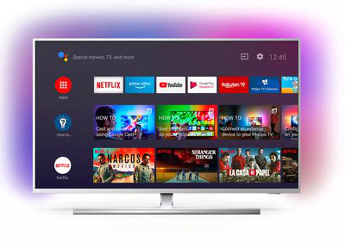 4К-телевизор Philips 50PUS8545 с Ambilight