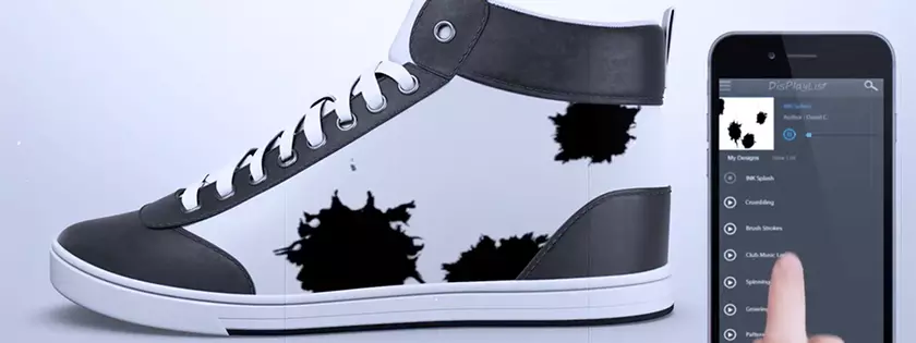 Кроссовки-хамелеоны ShiftWear с E-Ink дисплеями для смены дизайна
