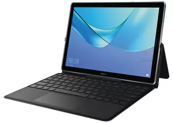 Press-Photo tablet Huawei MediaPad M5 10 Pro with a cover-keyboard