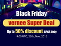 Черная пятница с Vernee: скидки до 50% и подарки