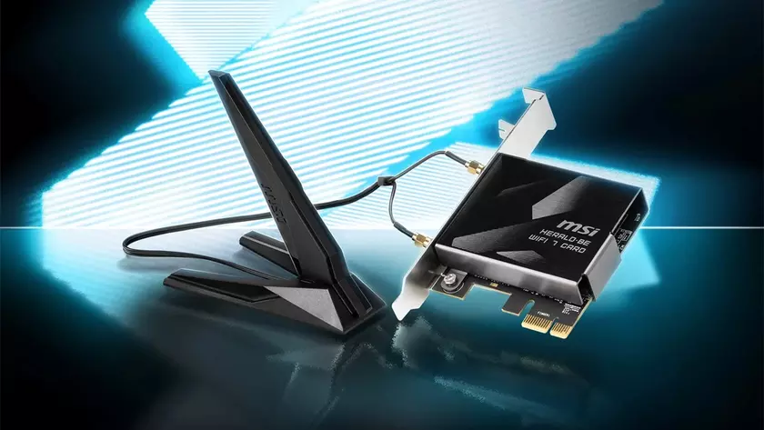 Адаптер MSI Herald BE9400 с выносной антенной