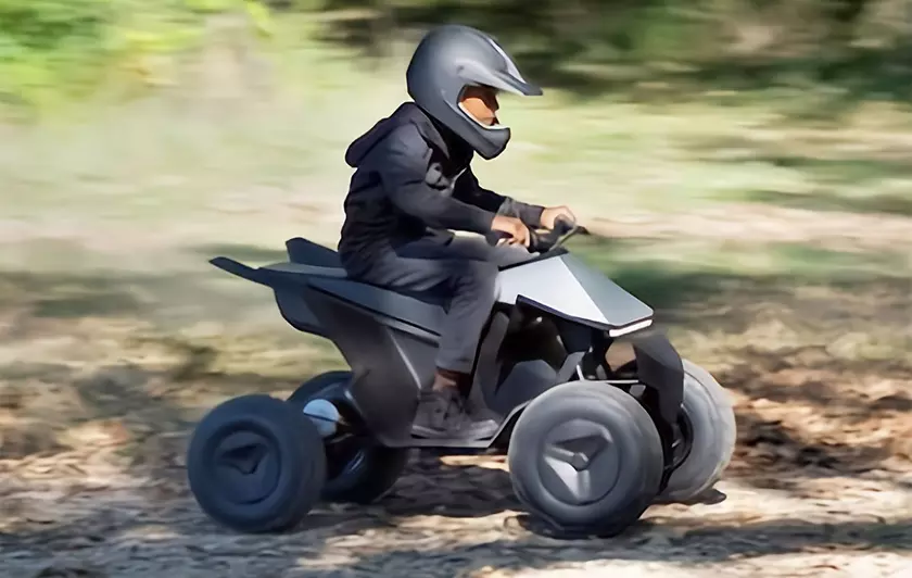 Tesla запускает в Европе продажи детского квадроцикла Cyberquad for Kids, запрещенного в США