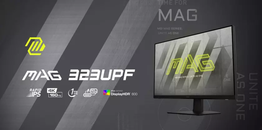 MSI MAG 323UPF – 4K-монитор с частотой обновления до 160 Гц, HDMI 2.1 и DisplayPort 1.4 по цене $800