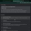 Password reset menu in Chrome