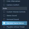 Updated Steam interface for accessibility