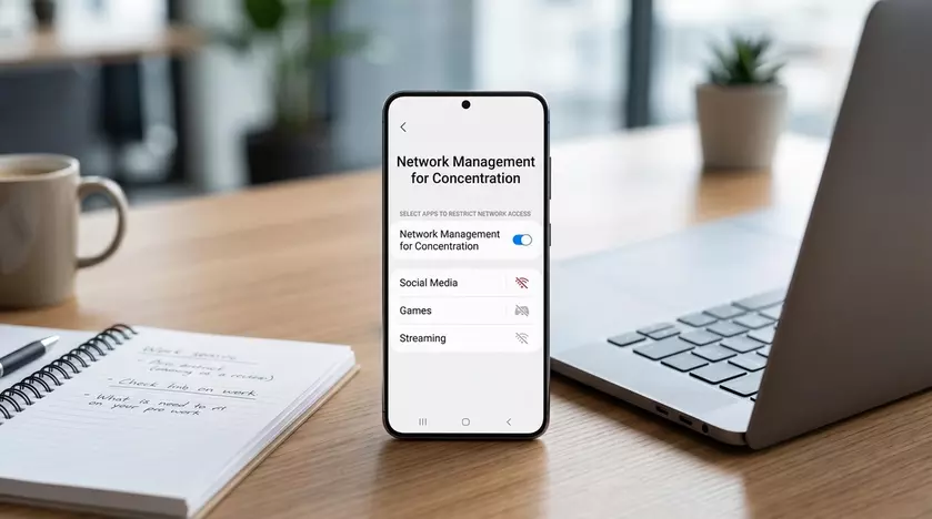 Смартфон Samsung с интерфейсом One UI 9