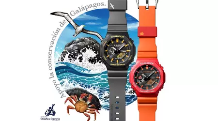Casio представила дві моделі годинників G-Shock — Rock Crab і Albatross, присвячені дикій природі Галапагоських островів