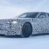 Jaguar GT на зимних испытаниях
