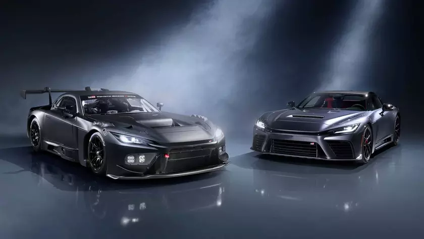 Прототип Toyota GR GT во время испытаний