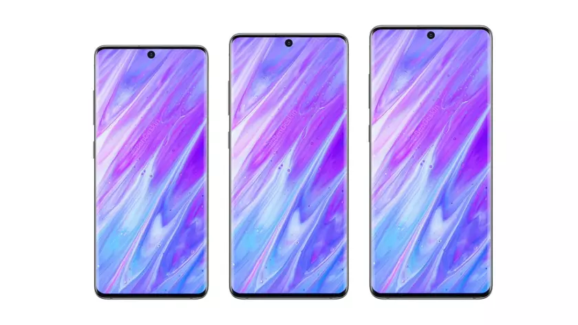 Три модели Galaxy S11 появились на концепт-изображениях с вырезом, как у Galaxy Note 10