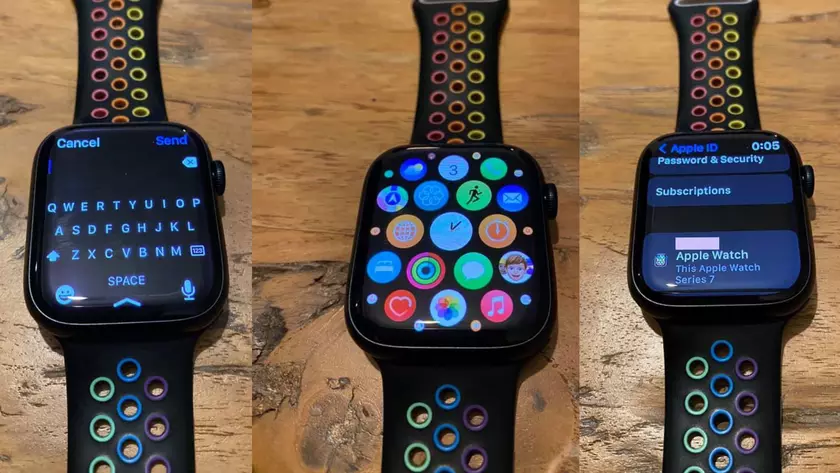 В сети появились «живые» фотографии Apple Watch Series 7, смарт-часы действительно получат дисплей с очень тонкими рамками
