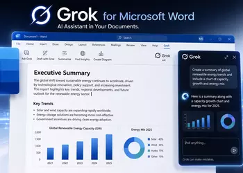 ИИ на службе офисных рутин: Grok теперь работает в продуктах Microsoft Office